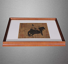 东乡书画装裱配框服务案例